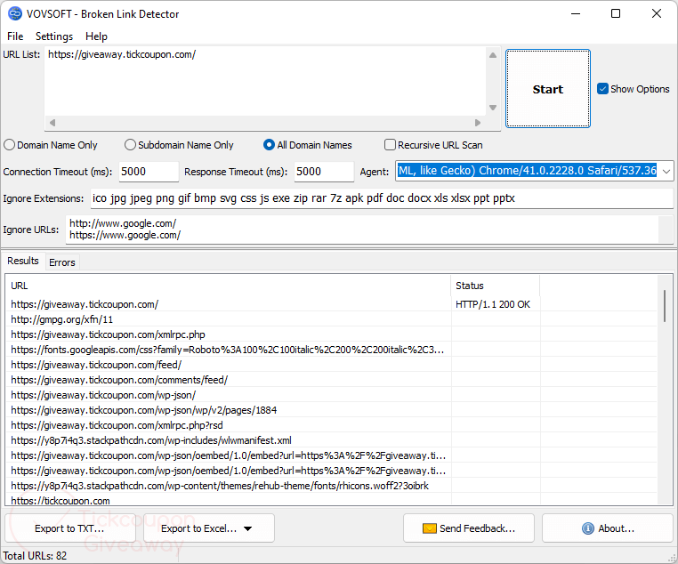 Vovsoft Broken Link Detector Free License Code