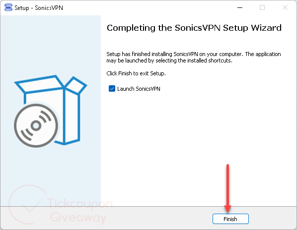 install sonics vpn