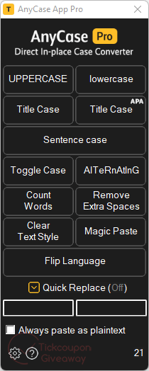 anycase app free key