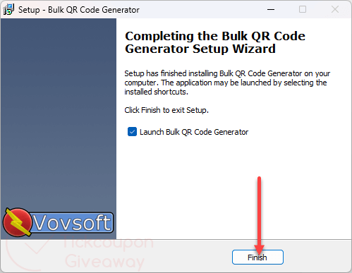 install vovsoft bulk qr code generator
