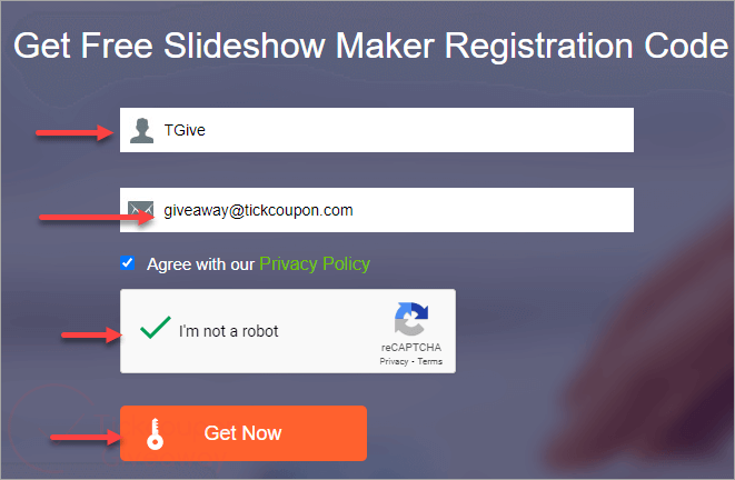 apeaksoft slideshow maker giveaway page