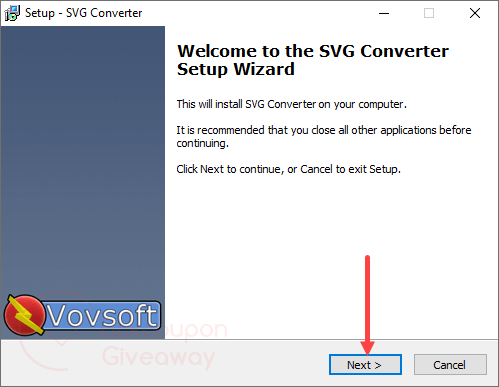 install vovsoft svg converter