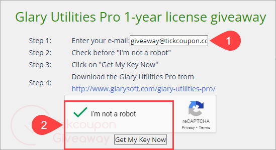 glary utilities pro giveaway page glary utilities pro giveaway page
