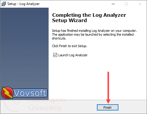 install vovsoft log analyzer