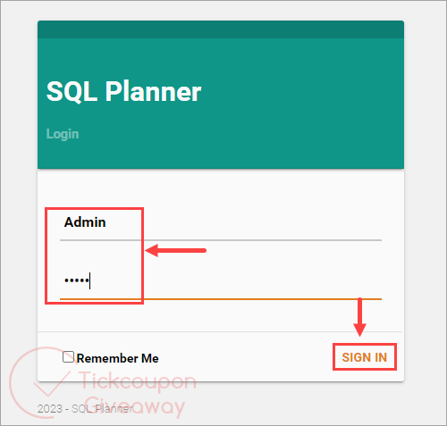 mssql planner login and get started