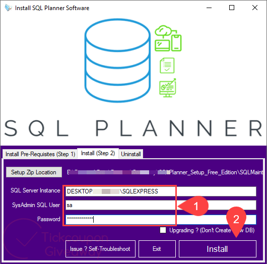 mssql planner login your server