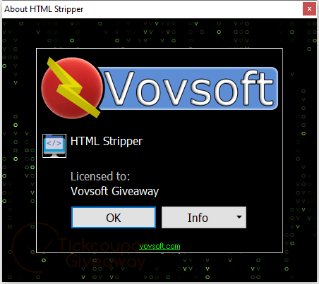 about vovsoft html stripper about vovsoft html stripper