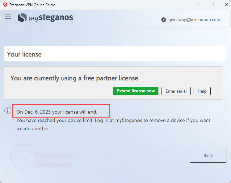 steganos vpn online shield subscription