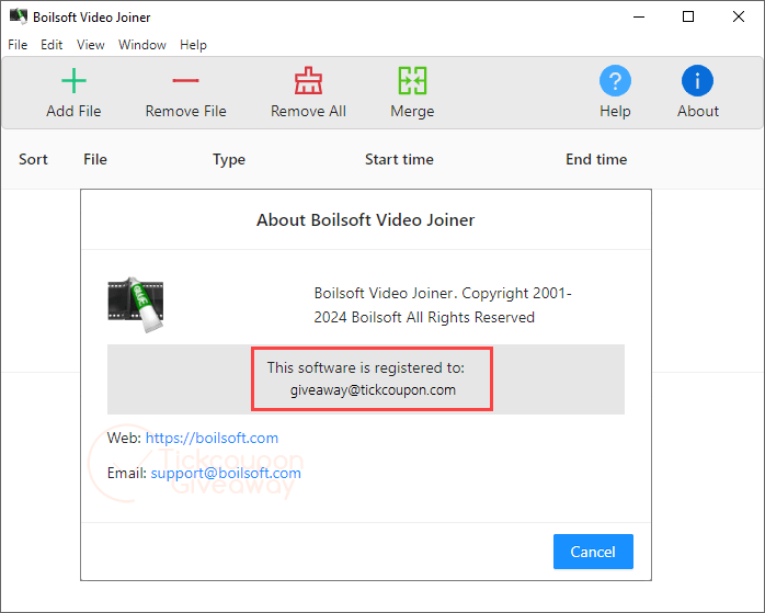 about boilsoft video joiner