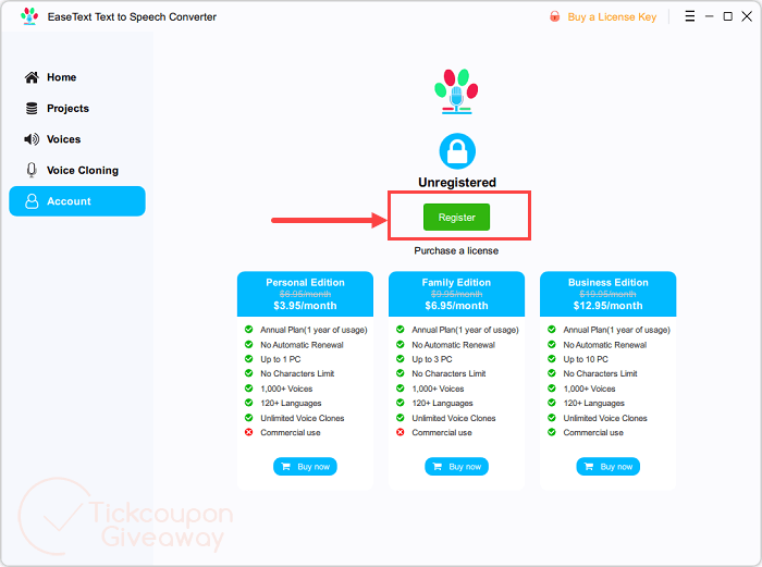 activate easetext text to speech converter