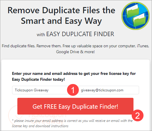 easy duplicate finder giveaway page easy duplicate finder giveaway page