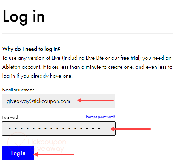 log in ableton live log in ableton live