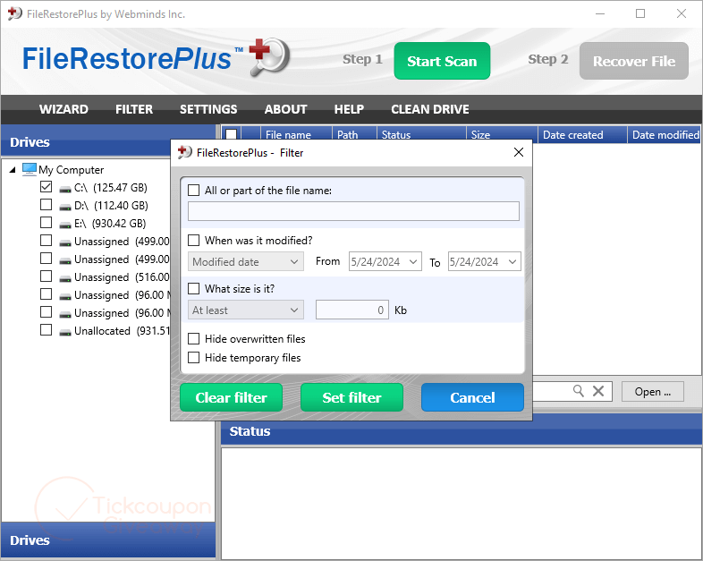 filter filerestoreplus filter filerestoreplus