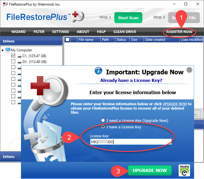 register filerestoreplus register filerestoreplus