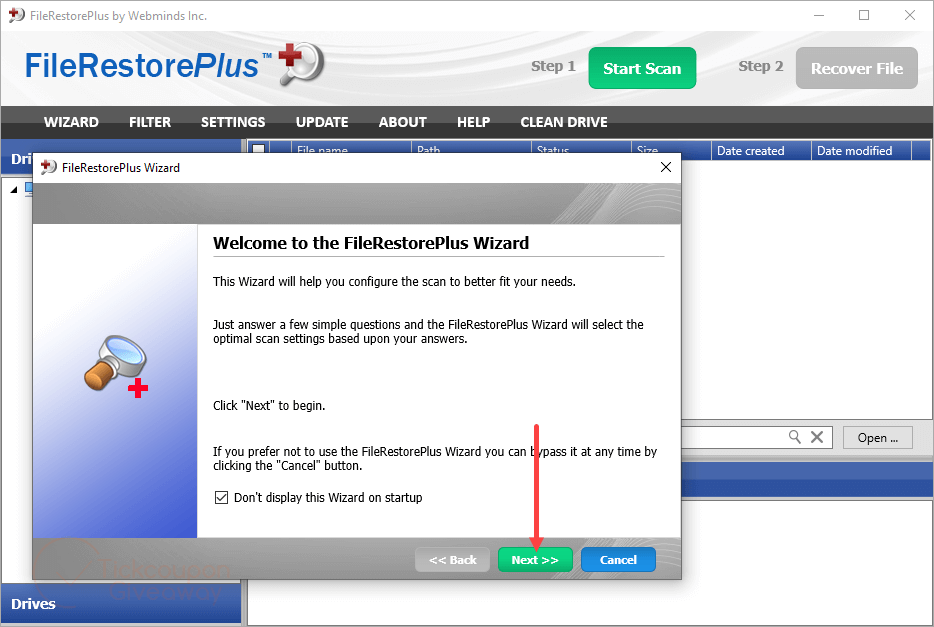 wizard filerestoreplus wizard filerestoreplus