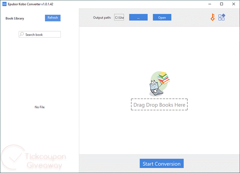 epubor kobo converter screenshot