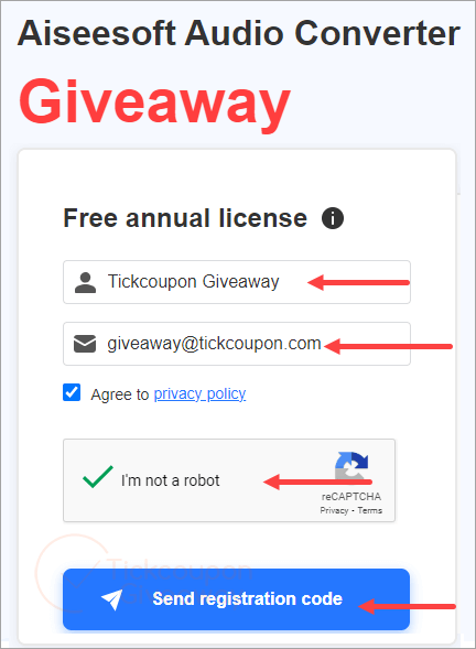 aiseesoft audio converter giveaway page