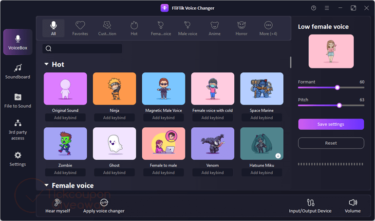 FliFlik Voice Changer Free License Key