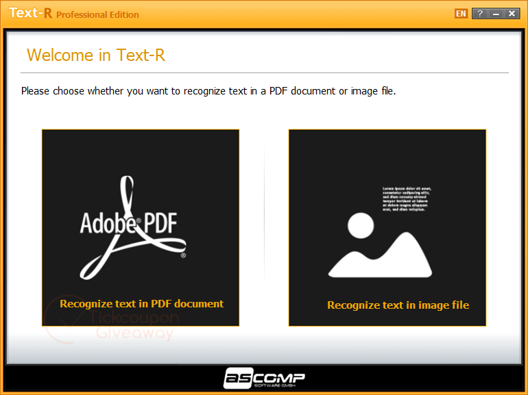 ascomp text r professional main screenshot ascomp text r professional main screenshot