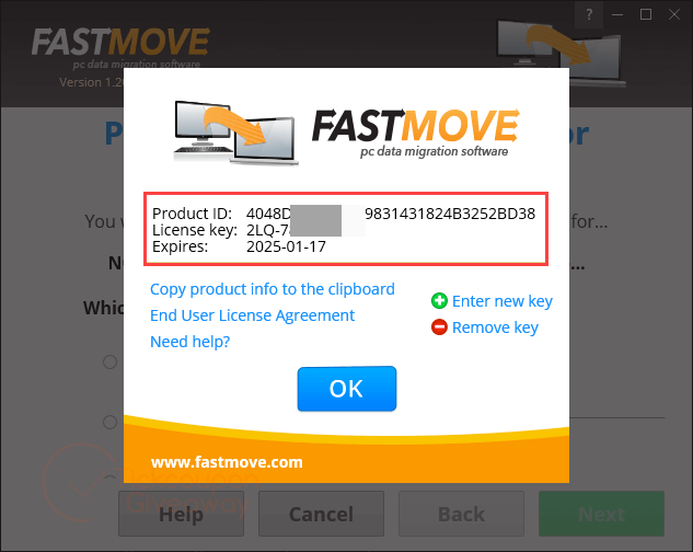 license info webminds fastmove license info webminds fastmove