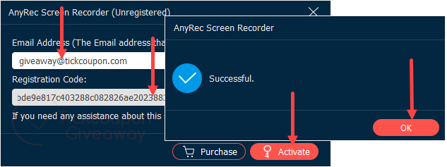 register anyrec screen recorder register anyrec screen recorder