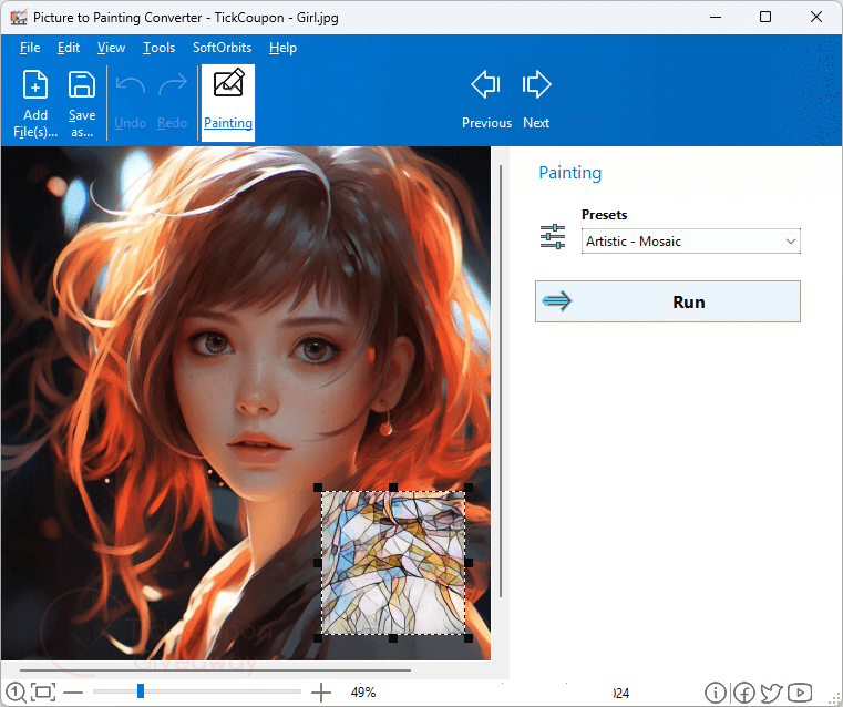 SoftOrbits Picture to Painting Converter 终身许可证