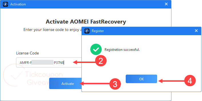 activate aomei fastrecovery activate aomei fastrecovery