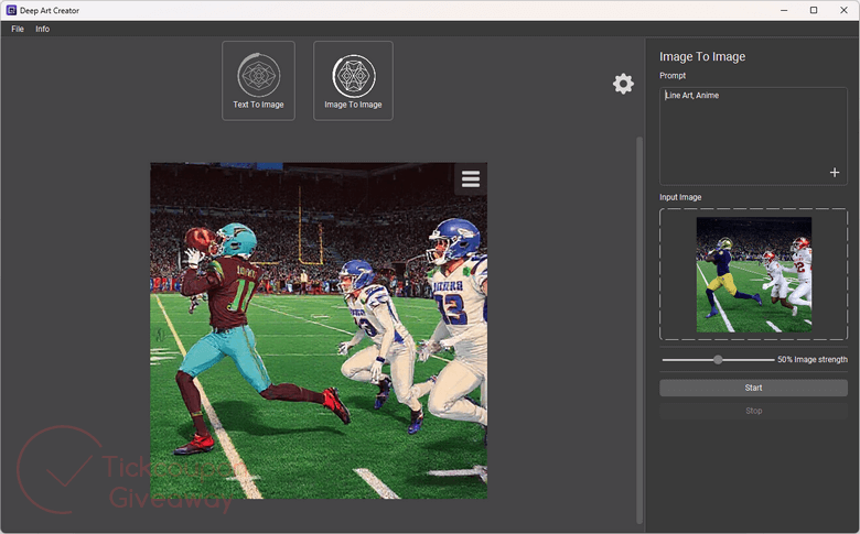 Deep Art Creator Pro Giveaway Screenshot