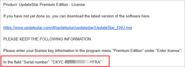 get updatestar premium code