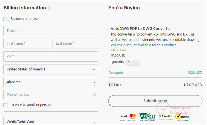 how to use autodwg pdf to dwg converter coupon